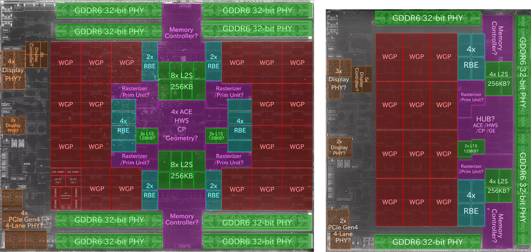 DieSize: L: 248.97mm2 / R: 156.90mm2
画像元:AMD@7nm@RDNA_1th_gen@Navi10@Radeon_RX_5700_XT@215-0917210@… | Flickr
AMD@7nm@RDNA_1th_gen@Navi14@Radeon_RX_5500_XT@215-0932396@… | Flickr